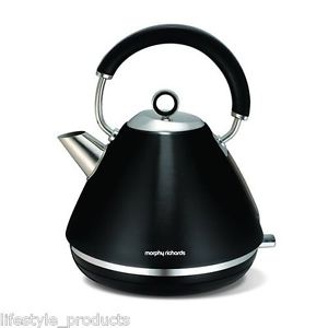 Morphy Richards Black Accents Traditional Pyramid Kettle 102002 ...