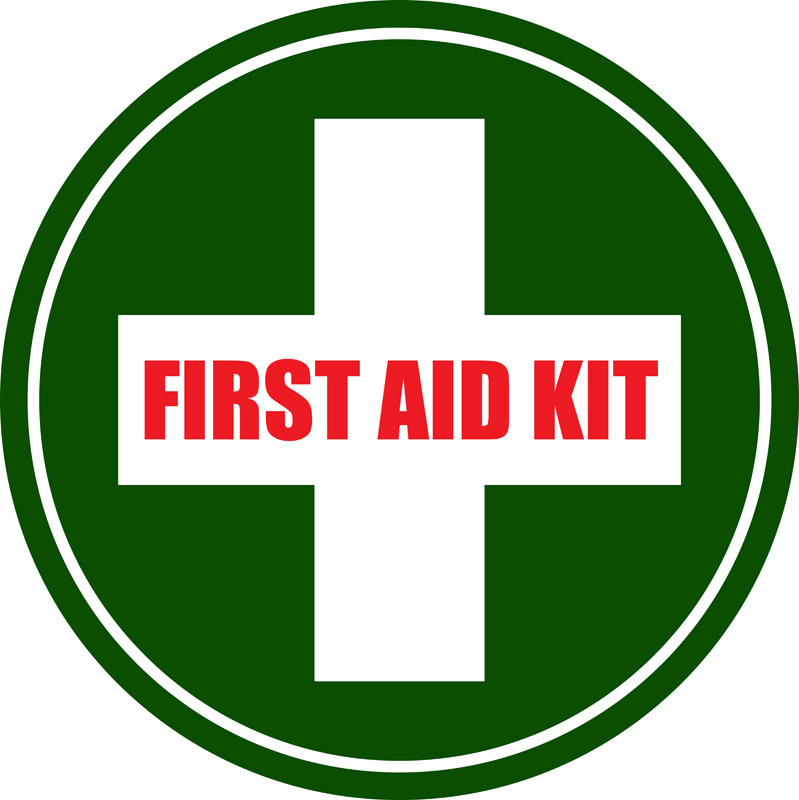 First Aid Kit Sign Floor Sign | Creative Safety Supply
