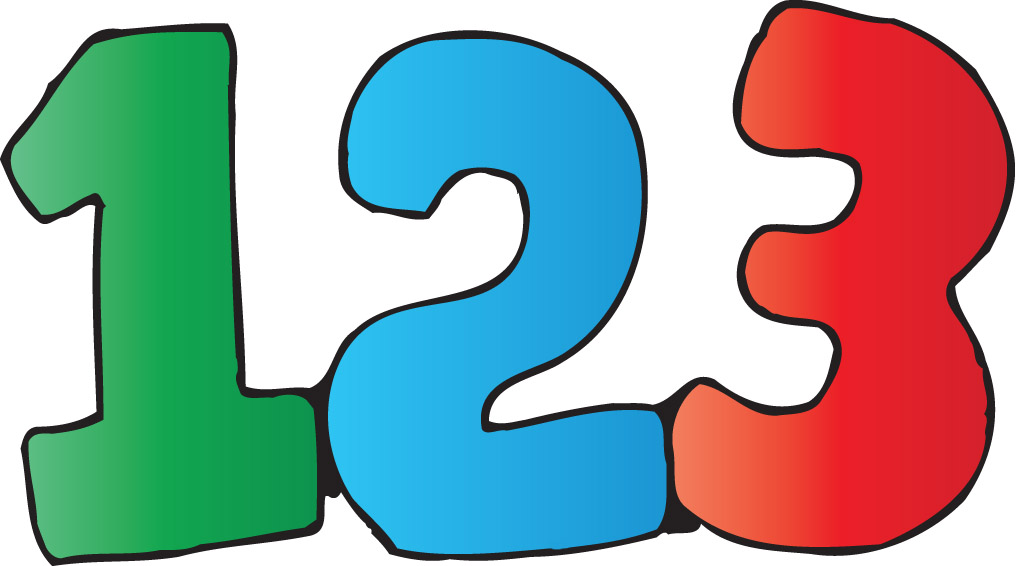Blue number sign clipart