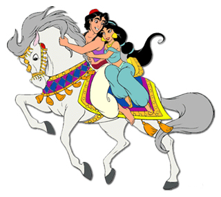 otioctavia's media Jasmine-Aladding-Horse cartoon,