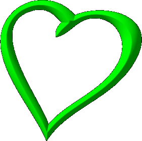 Mint green heart clipart