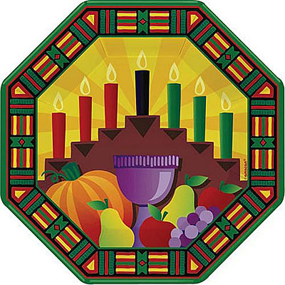 Kwanzaa Dinner Plates 8ct- Kwanzaa- Shop by Holiday - Party America