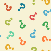 question mark fabric, wallpaper & gift wrap - Spoonflower