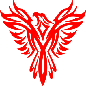 Red Phoenix Clip Art - vector clip art online ...