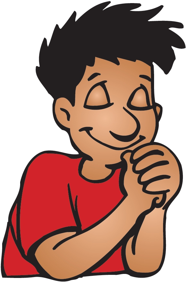 Kid Praying Clipart