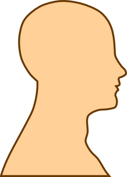 Front Head Outline Clipart - Free to use Clip Art Resource