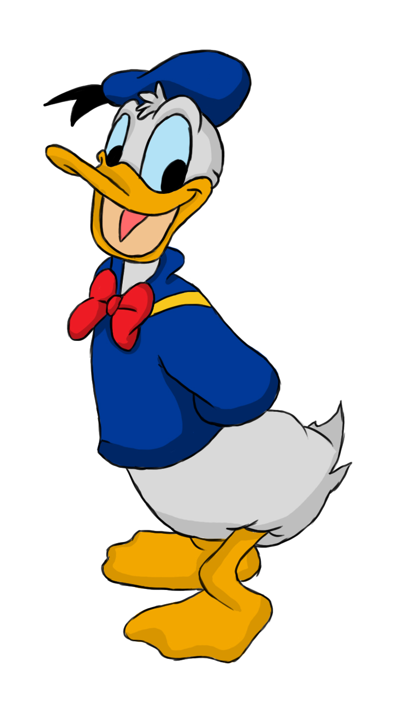 How To Draw Donald Duck Steps With Pictures Wikihow Clipart Best Clipart Best