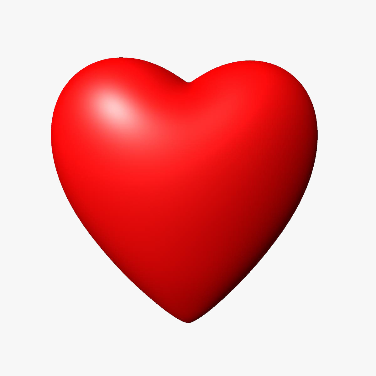 3d Red Heart Png - photogram