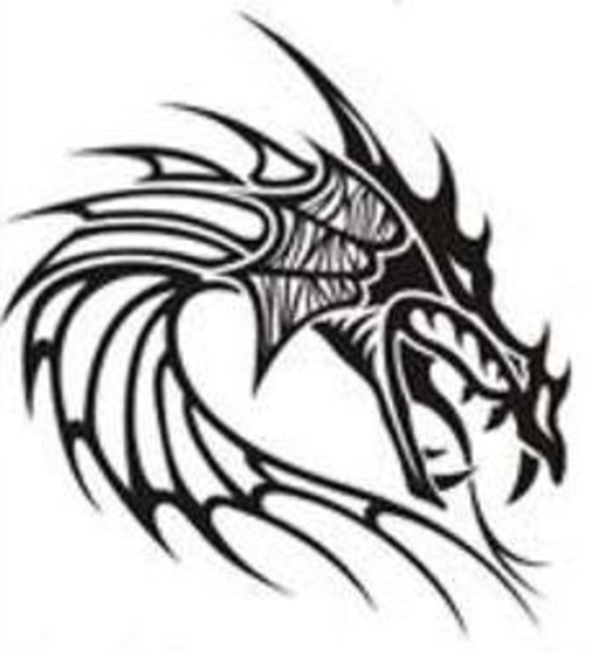 Tribal Dragon | Free Images - vector clip art online ...