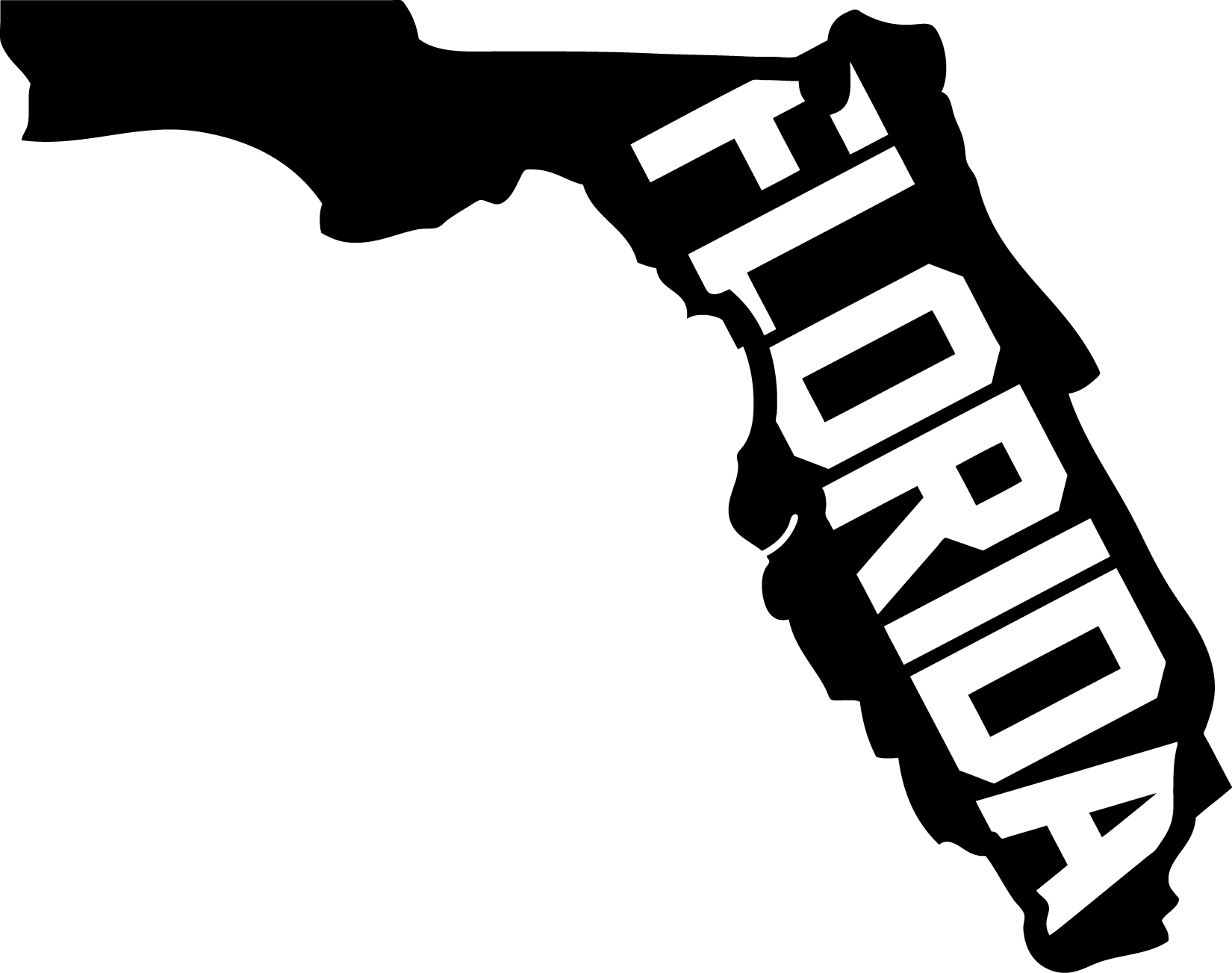 Florida State Outline 2 (FL2) [FL2] - $4.99 : Eyecandy Decals