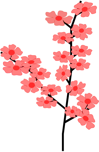 Flowers Sakura Clip Art - vector clip art online ...