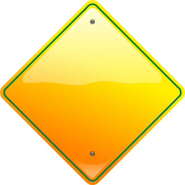 Yellow Yield Sign Clipart - Free Clipart Images