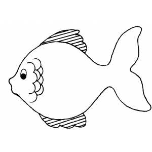 Serious Fish free coloring sheet