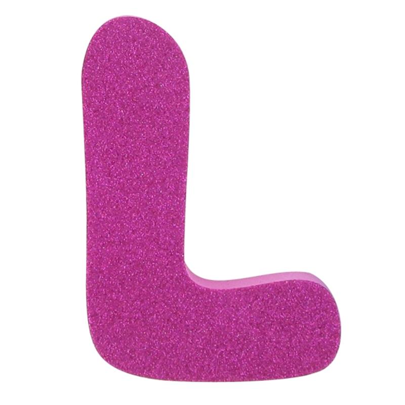 Hobbycraft Glitter Foam Letter L Pink | Hobbycraft - ClipArt Best .