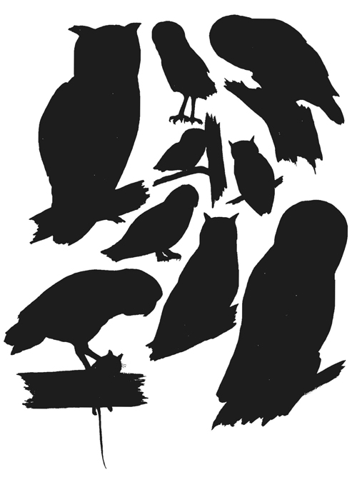 clip art owl silhouette - photo #40