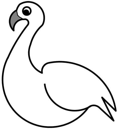 Flamingo Drawing | Jos Gandos Coloring Pages For Kids