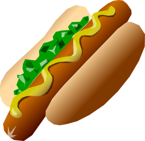Hot Dog Clip Art - vector clip art online, royalty ...