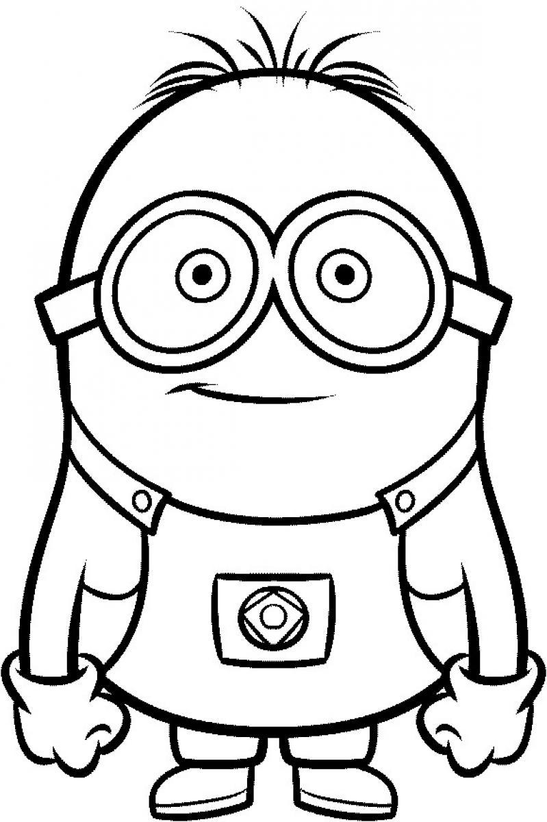 purple minions Colouring Pages (page 2)