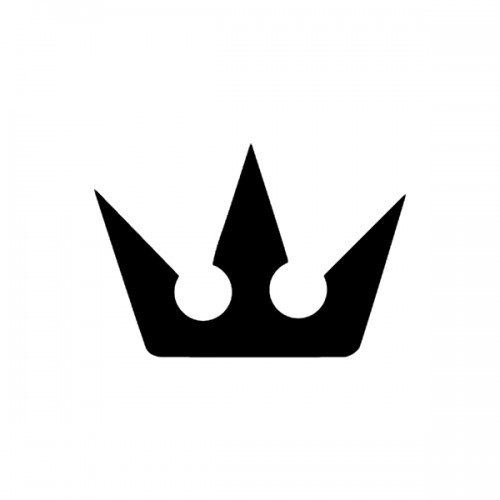 Crown Kingdom Hearts Symbol Logo - Vinyl Decal DS 3DS XL ...