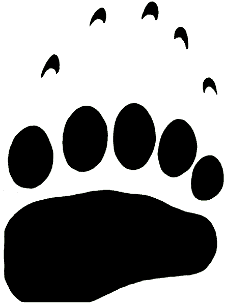 free clipart animal footprints - photo #24