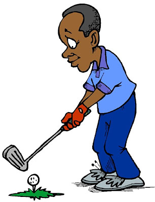 Golfer golf clipart clipartcow image - Cliparting.com