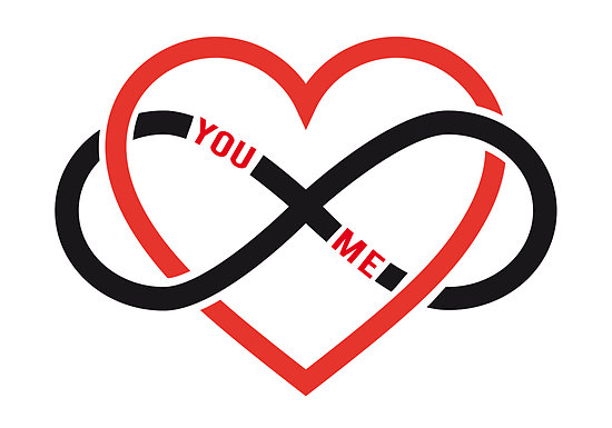 E Infinity Heart Symbol Love Forever Icon Vector - Likegrass.com