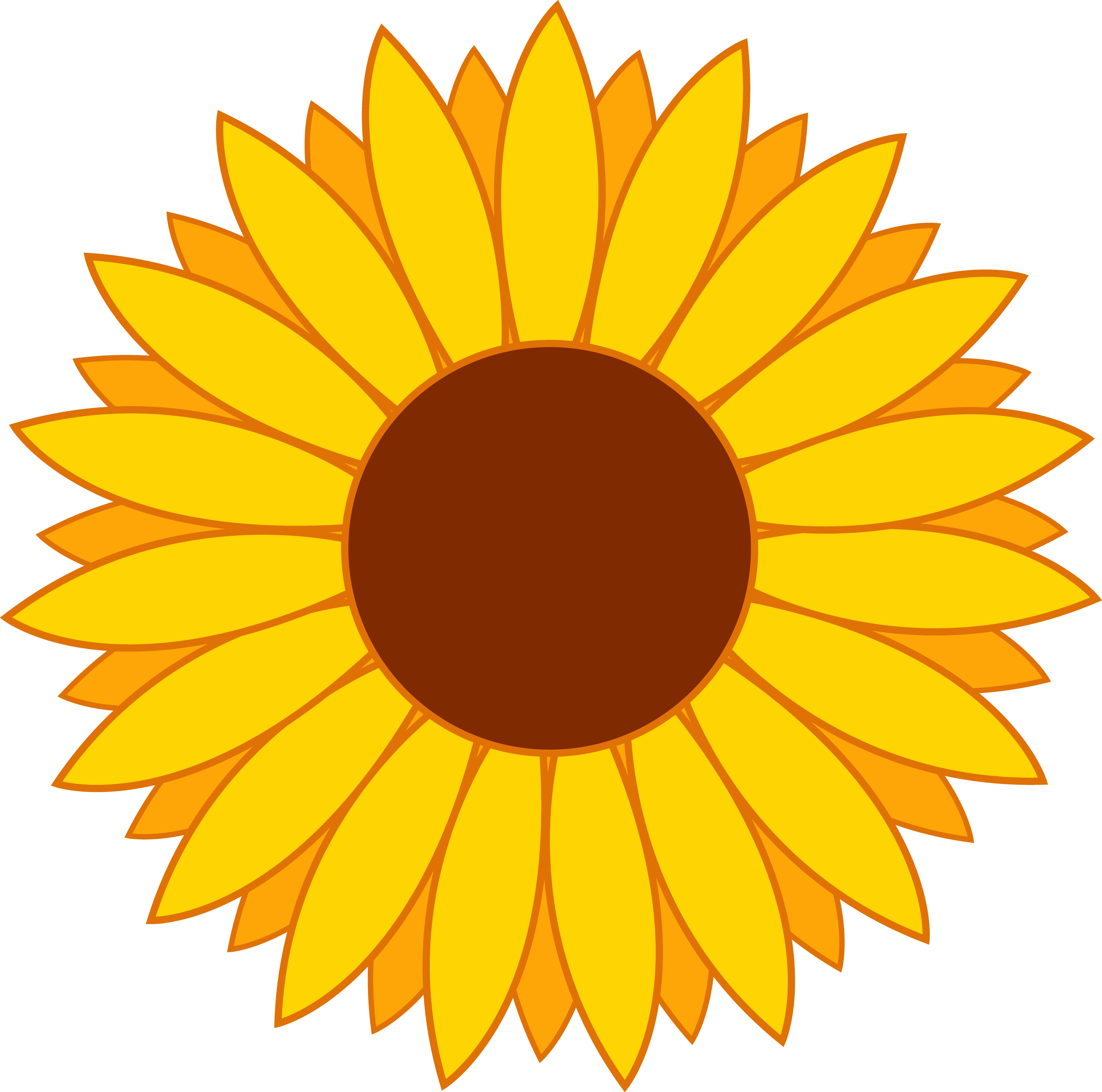 Clipart sunshine flowers
