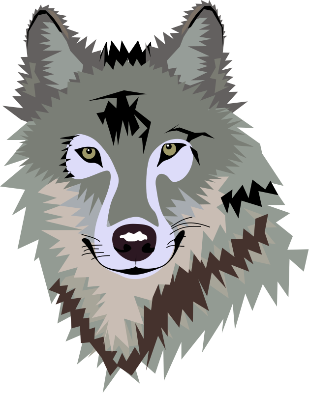 Wolf cartoon clipart