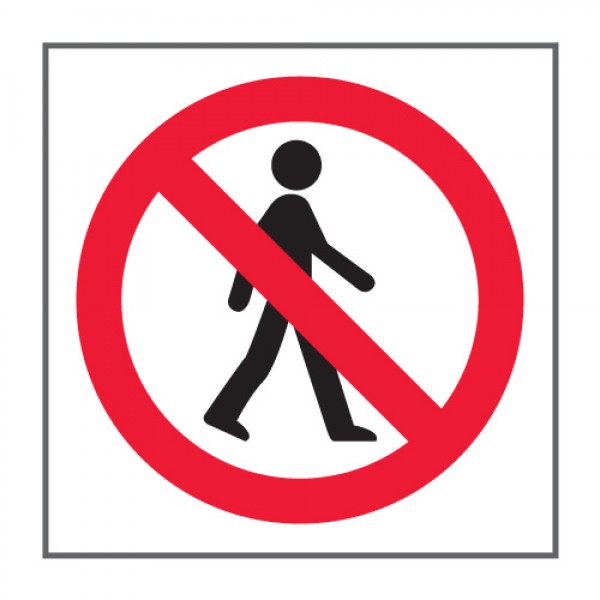 No entry symbol - General - Prohibition - Health & Safety