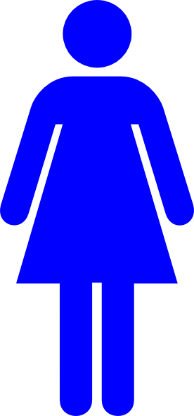 Female Toilet Sign Clip Art - vector clip art online ...