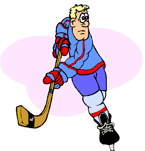 Ice Hockey Clip Art / HOCKY045.