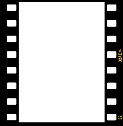 how to make a strip frame. clipart illustration of two blank white ...