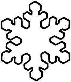 Reindeer, Middle and Snowflake template
