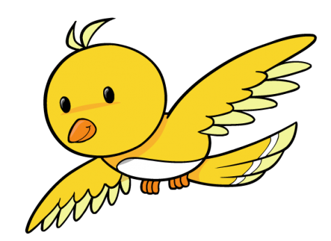 Vehicles For > Cute Flying Bird Cartoon Images