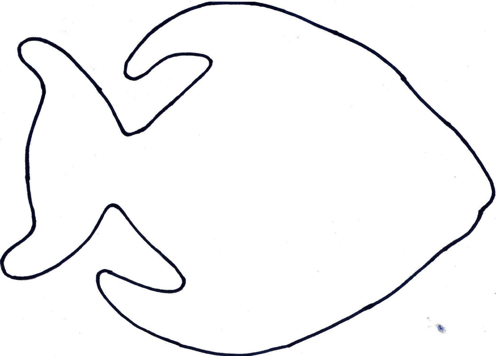 Fish Outline Template