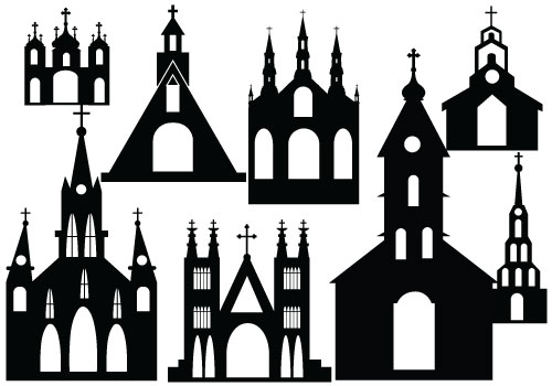 church silhouette clip art free - photo #12