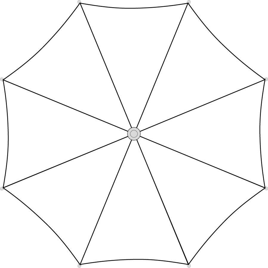 Umbrella Template Printable