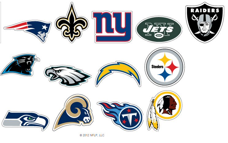 Buy NFL Team Logo Vending Machine Stickers - Vending Machine ...