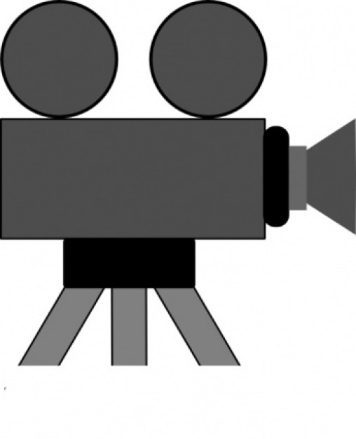 Movie Camera clip art | Download free Vector