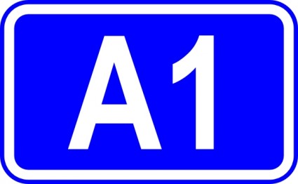 A1 Road Sign clip art Vector clip art - Free vector for free download