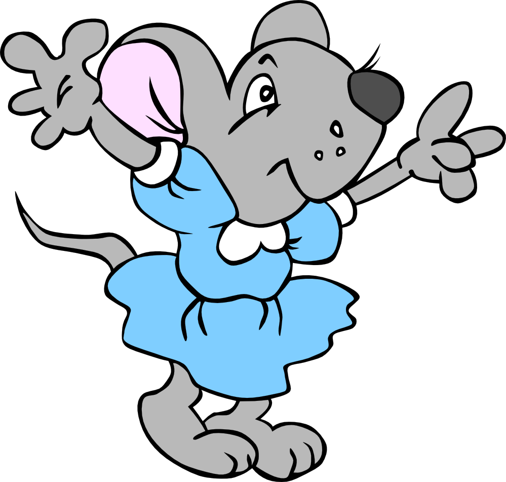 girl mouse clipart - photo #36