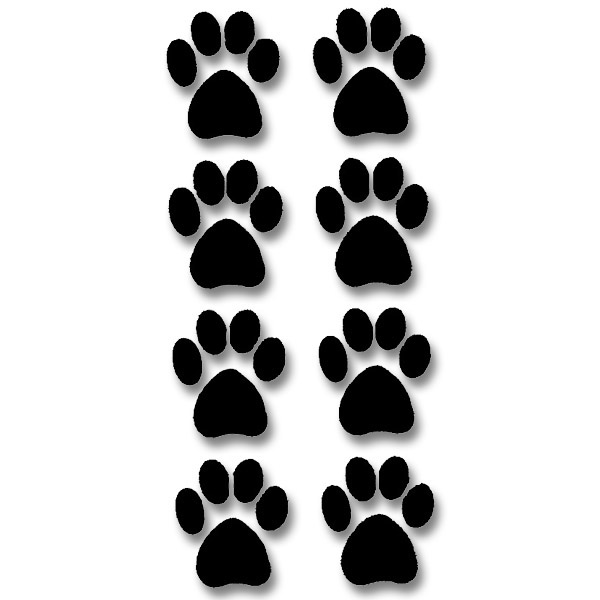 dog footprints clip art - photo #16