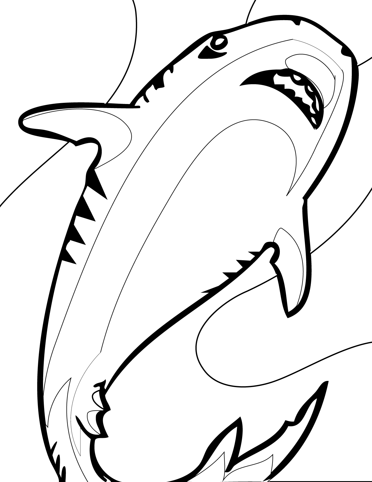 Free Printable Shark Coloring Pages For Kids - ClipArt Best - ClipArt Best