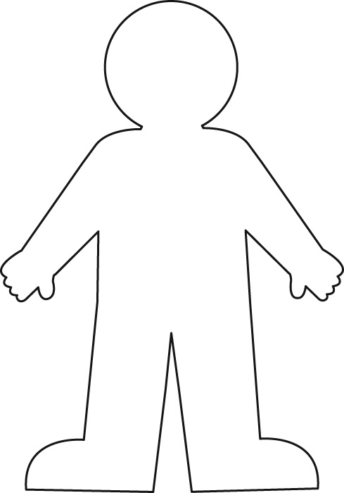 free clipart human body outline - photo #18