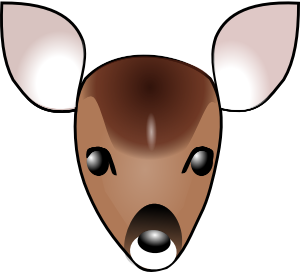 Deer Head Clip Art - vector clip art online, royalty ...