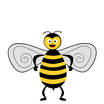 ALL ABOUT BEES Website: 10 FREE Adorable Animated Bees including ...