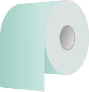 Toilet Paper Roll clip art Free Vector