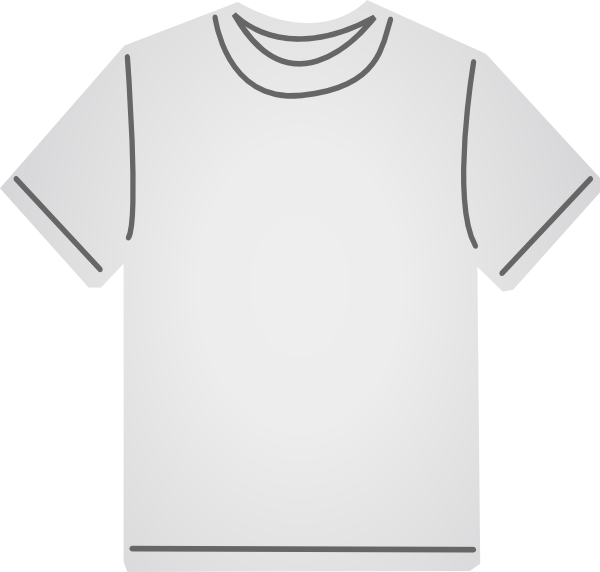 plain white t shirt clip art