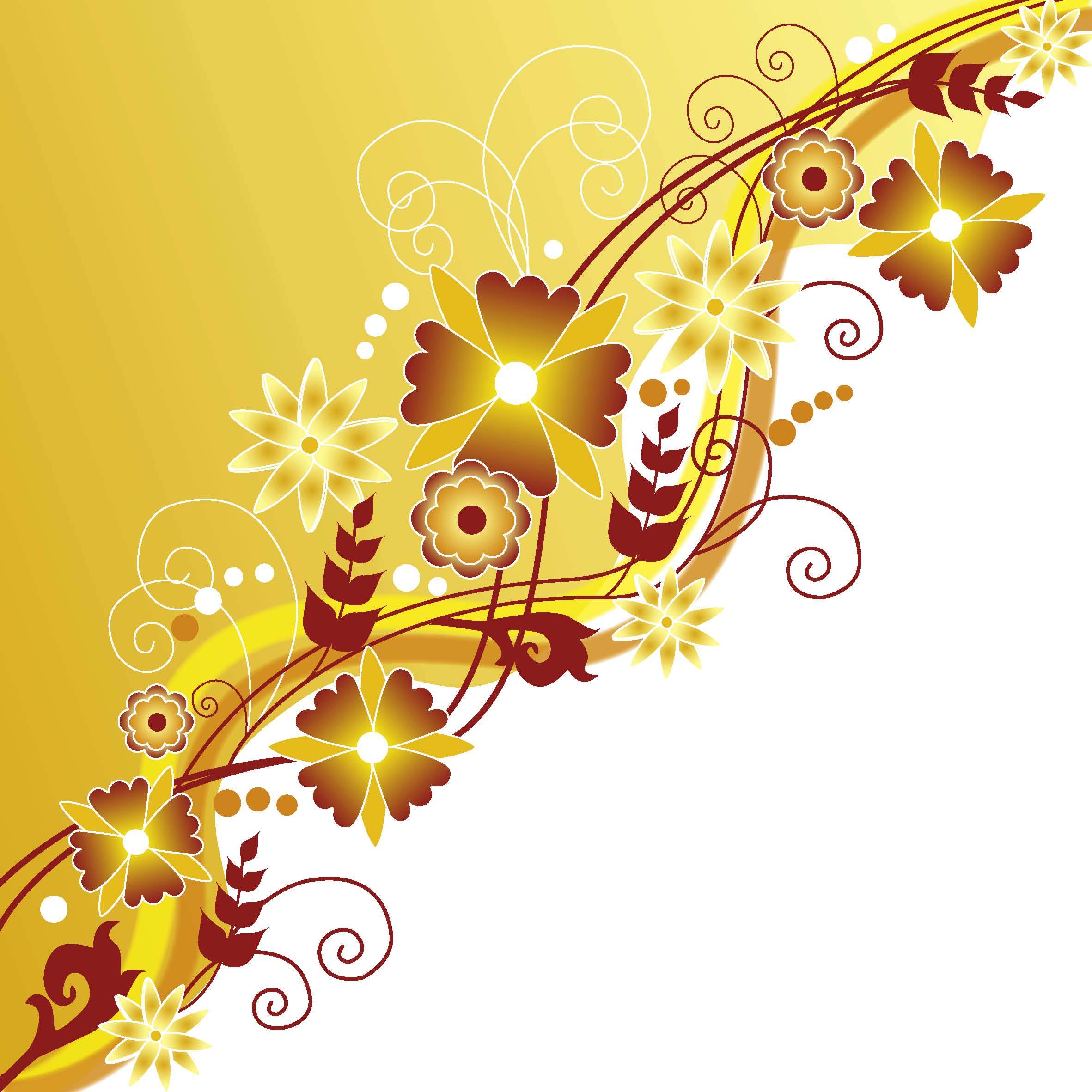 floral vector free download
