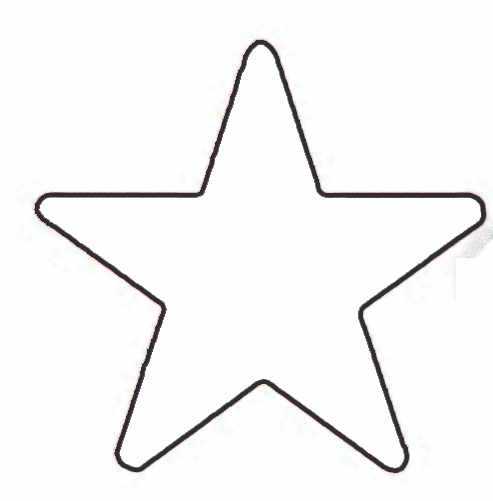 Star Template For Kids